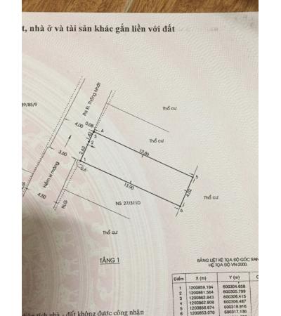 NHÀ CẦN BÁN - Q. GÓ VẤP