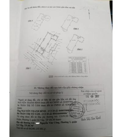 NHÀ CẦN BÁN - Q. GÓ VẤP