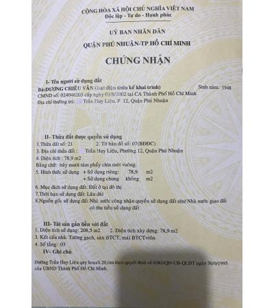 NHÀ CẦN BÁN - Q. P NHUẬN