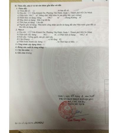 BÁN TÒA NHÀ - QUẬN 1