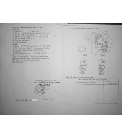 NHÀ CẦN BÁN - Q. GÓ VẤP