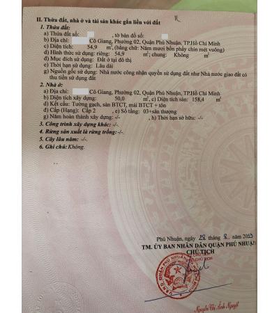 NHÀ CẦN BÁN - Q. P.NHUẬN