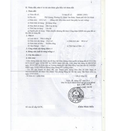 BIỆT THỰ CẦN BÁN - Q.T BÌNH