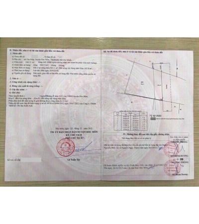 ĐẤT CẦN BÁN - HÓC MÔN